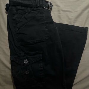 Garage Black Cargo Pants